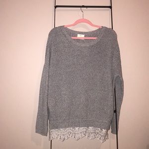 Urban Outfitters Lace Trim Pins & Needles Sweater